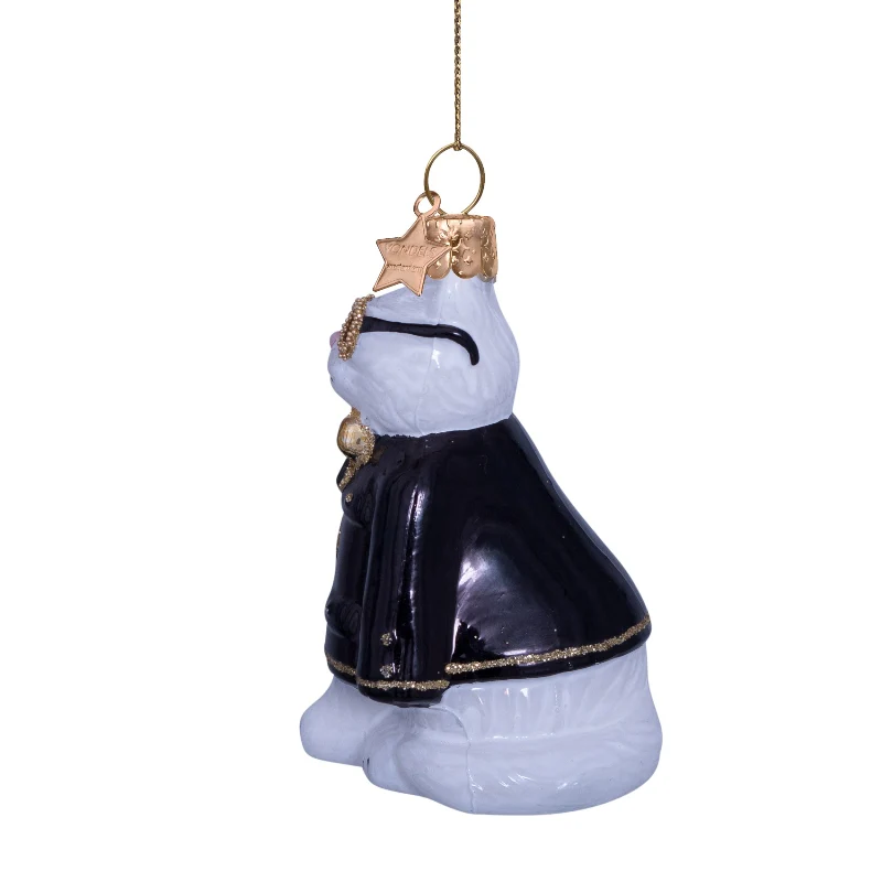 Vondels  Fashionista kat juleophæng - H7,5 cm.
