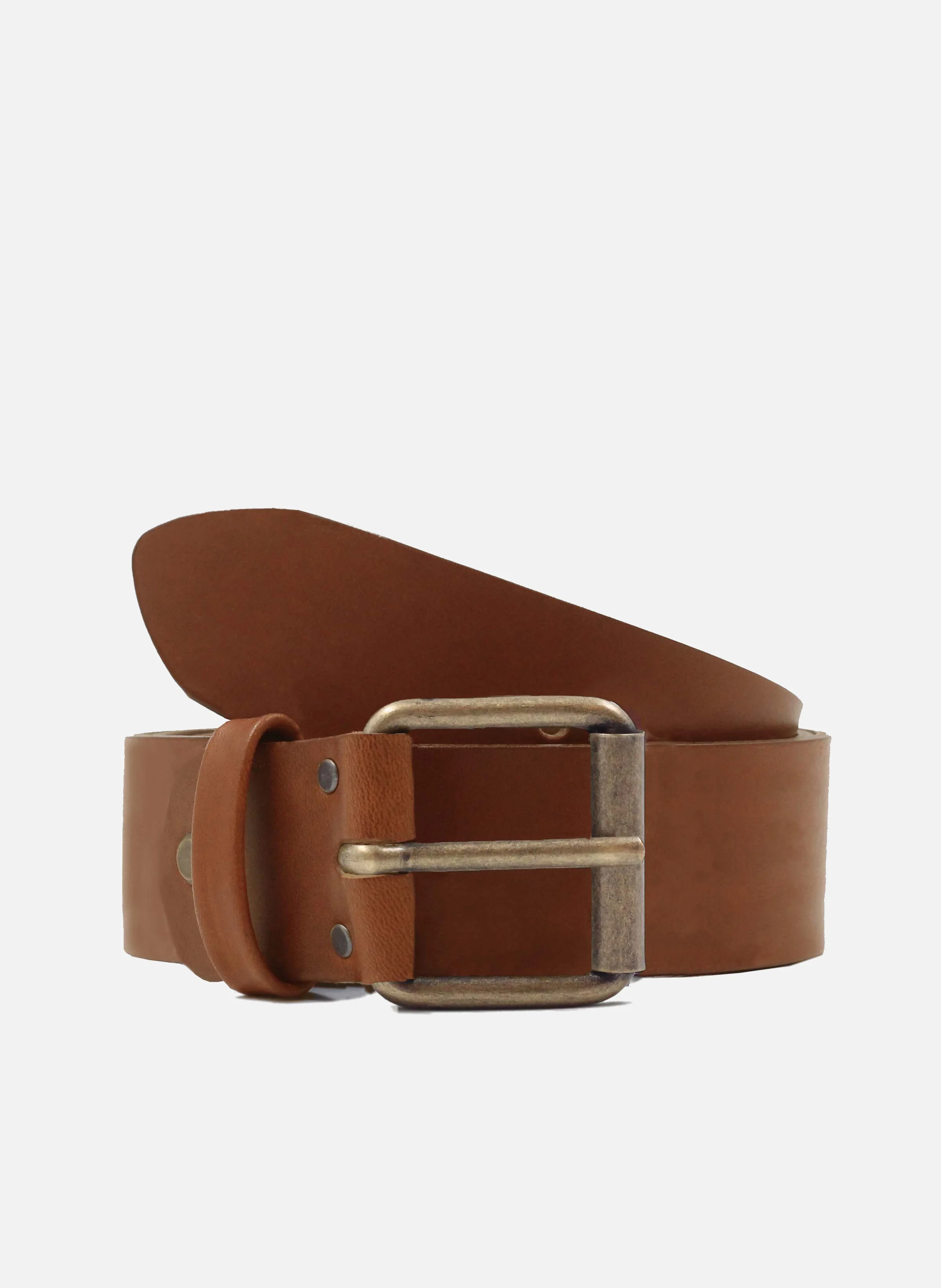 Ceinture week-end cuir lisse | Marron