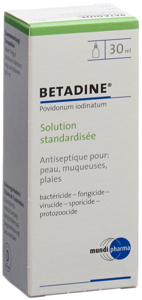 Betadine desinfizierende Lösung Lös Fl 30 ml