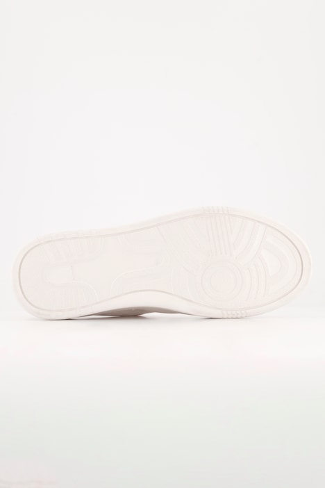 Leder-Sneaker, Herzstickerei, Wechselfußbett, Weite H