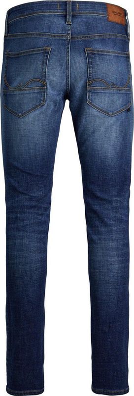 JACK & JONES - Slim Fit Jeans - Denimblauw - Katoen met Stretch