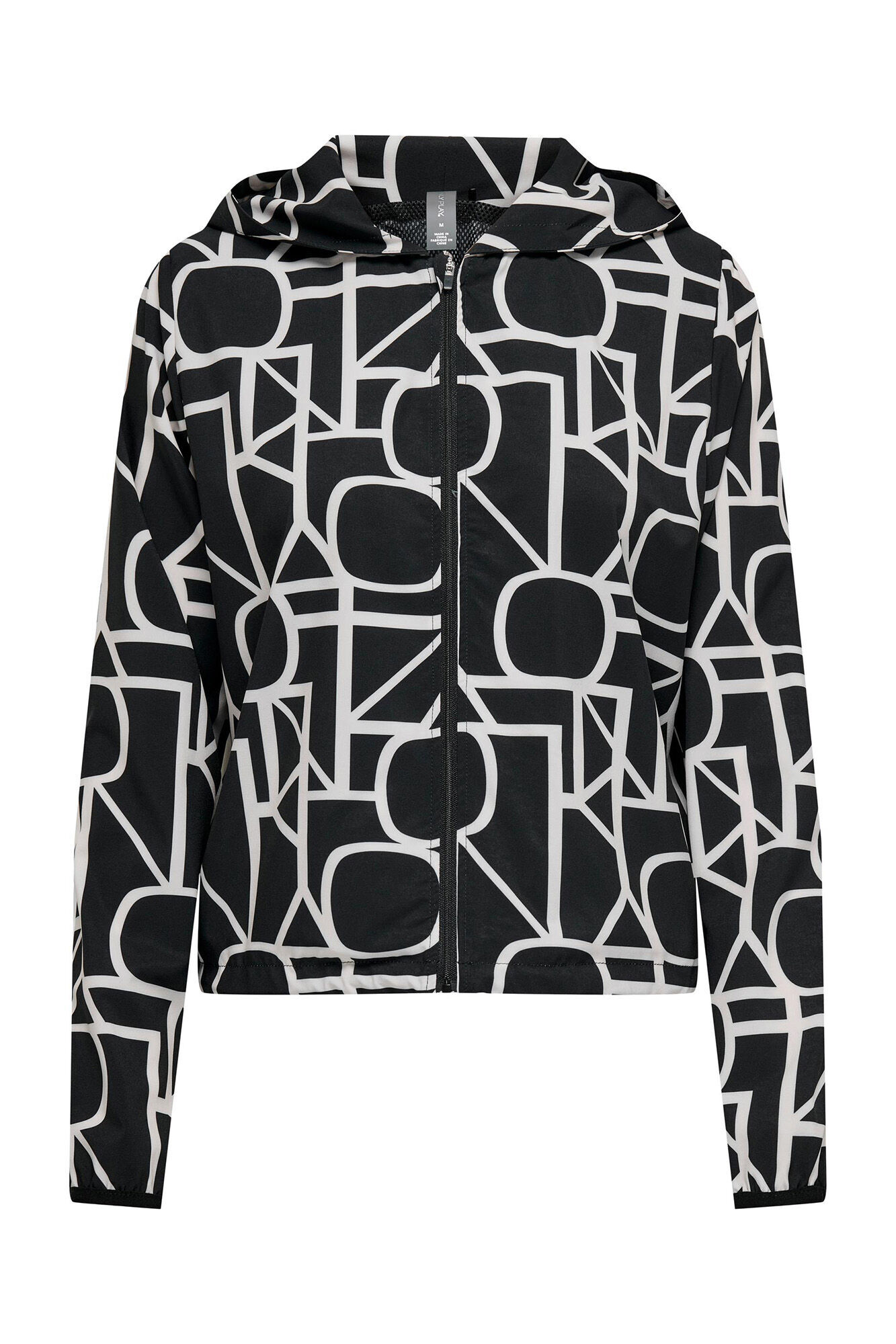 Moletom com capuz estampado