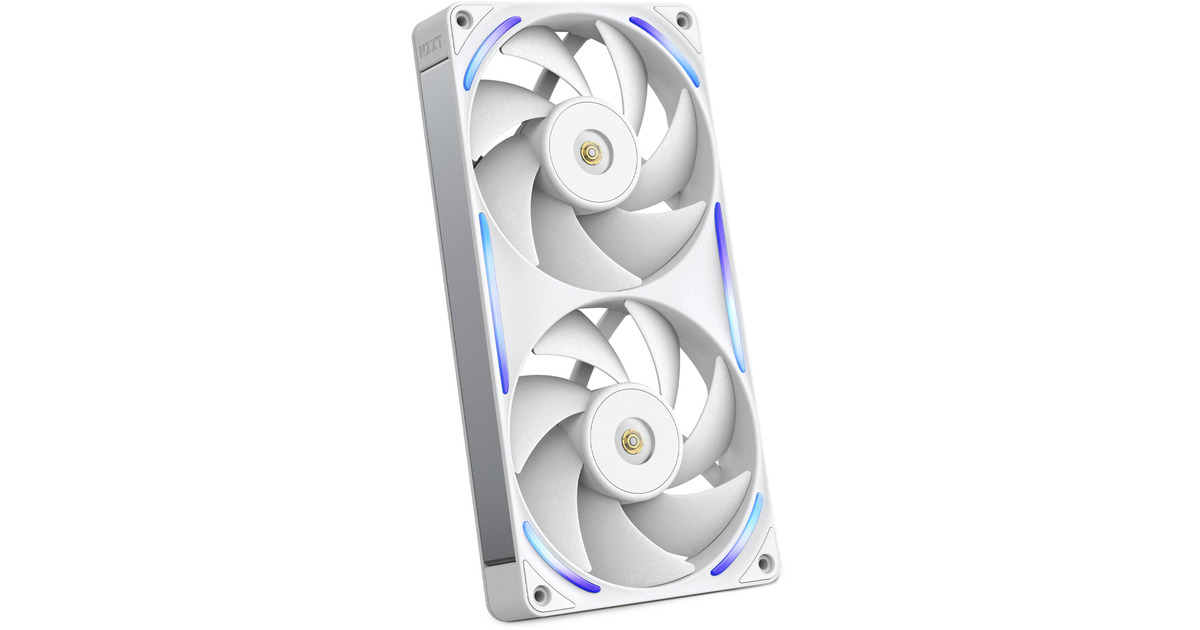 NZXTF240X RGB case fans  (Wit, 2 stuks, 240 x 120 x 30 mm, PWM)