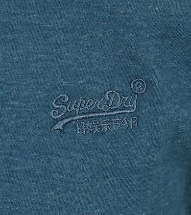 Superdry Classic T-Shirt Melange Blauw M1011245A-1AF kopen