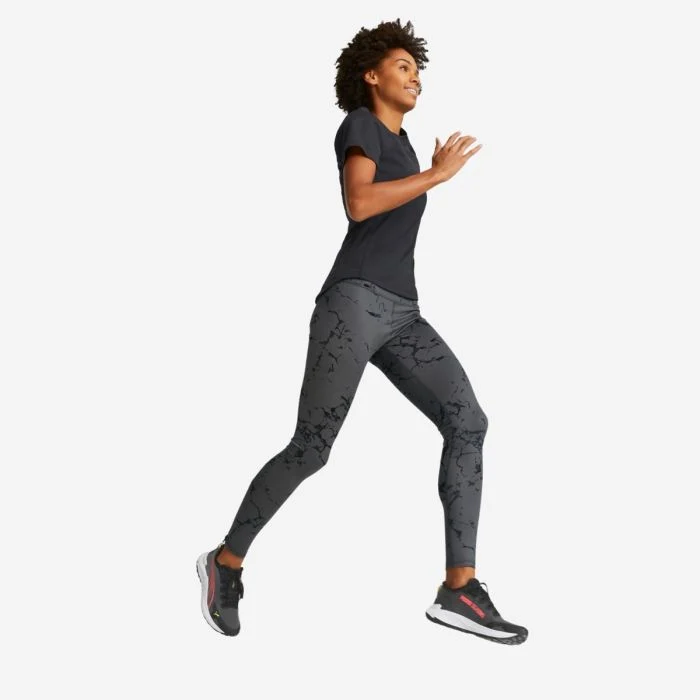Puma Dame Lange tights Seasons Brushed Tights Grå