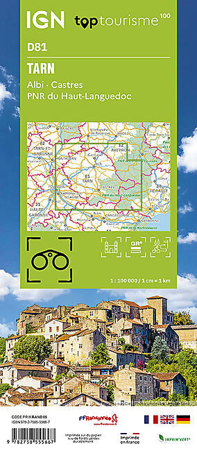 IGN - TARN D81 TOP TOURISME 100 IGN