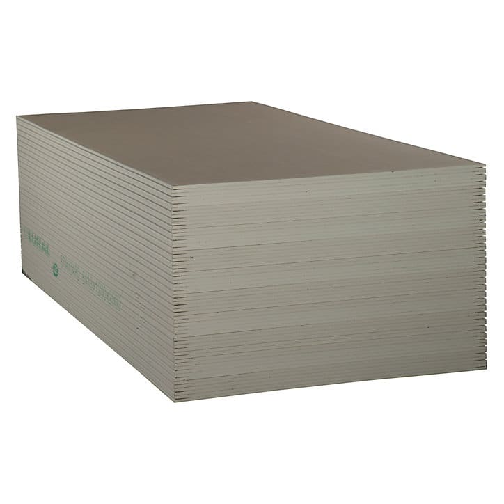 Plaque de plâtre standard BA13 NF Pladur 250 x 120 cm, ép.13 mm (vendue à la plaque)