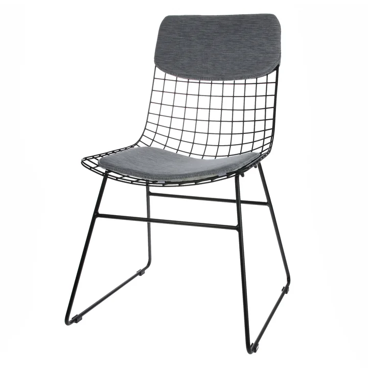 HKliving - Polster für Wire Chair, kies