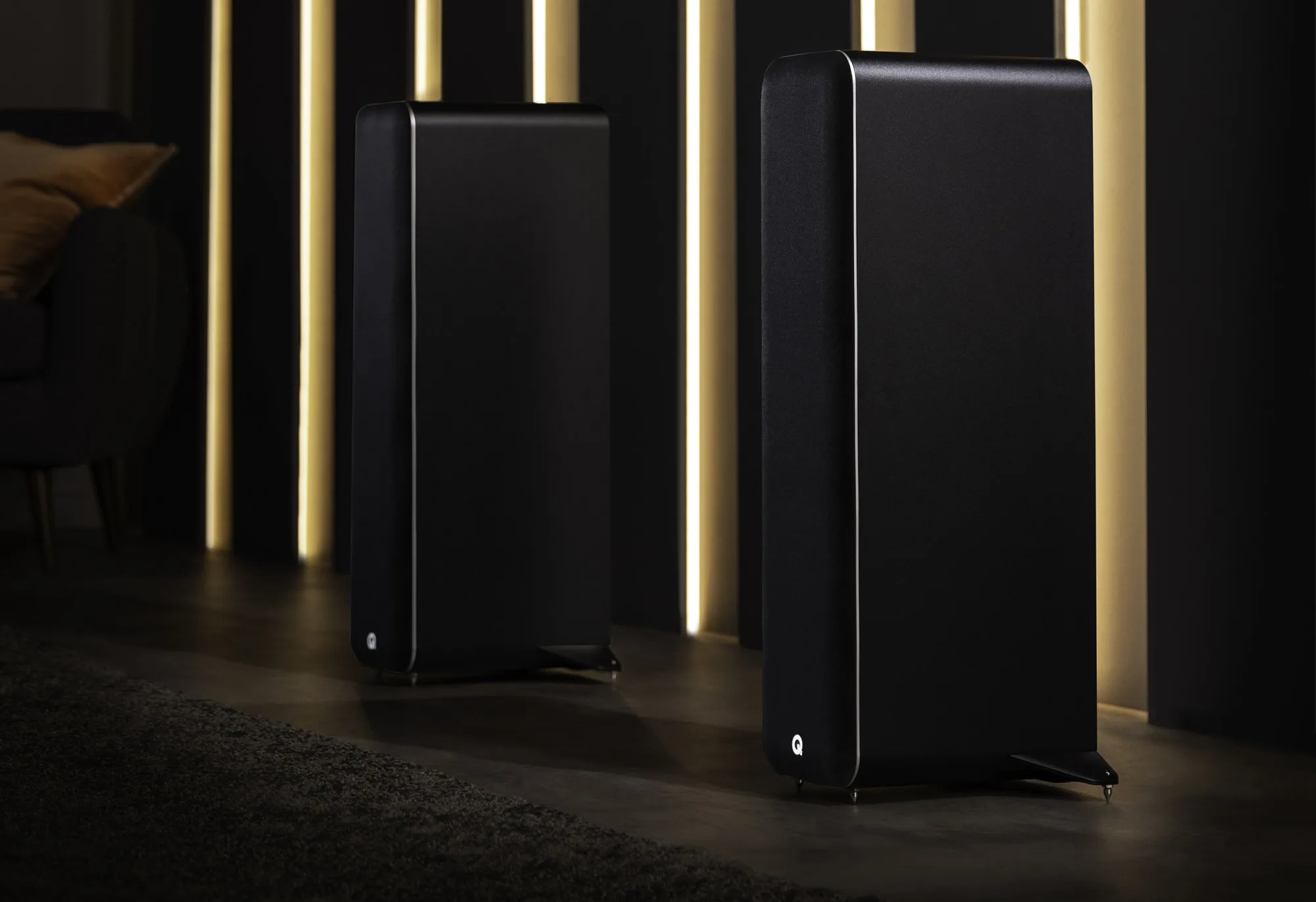 Q Acoustics M40 Noir (la paire) Enceintes sans fil hi-fi