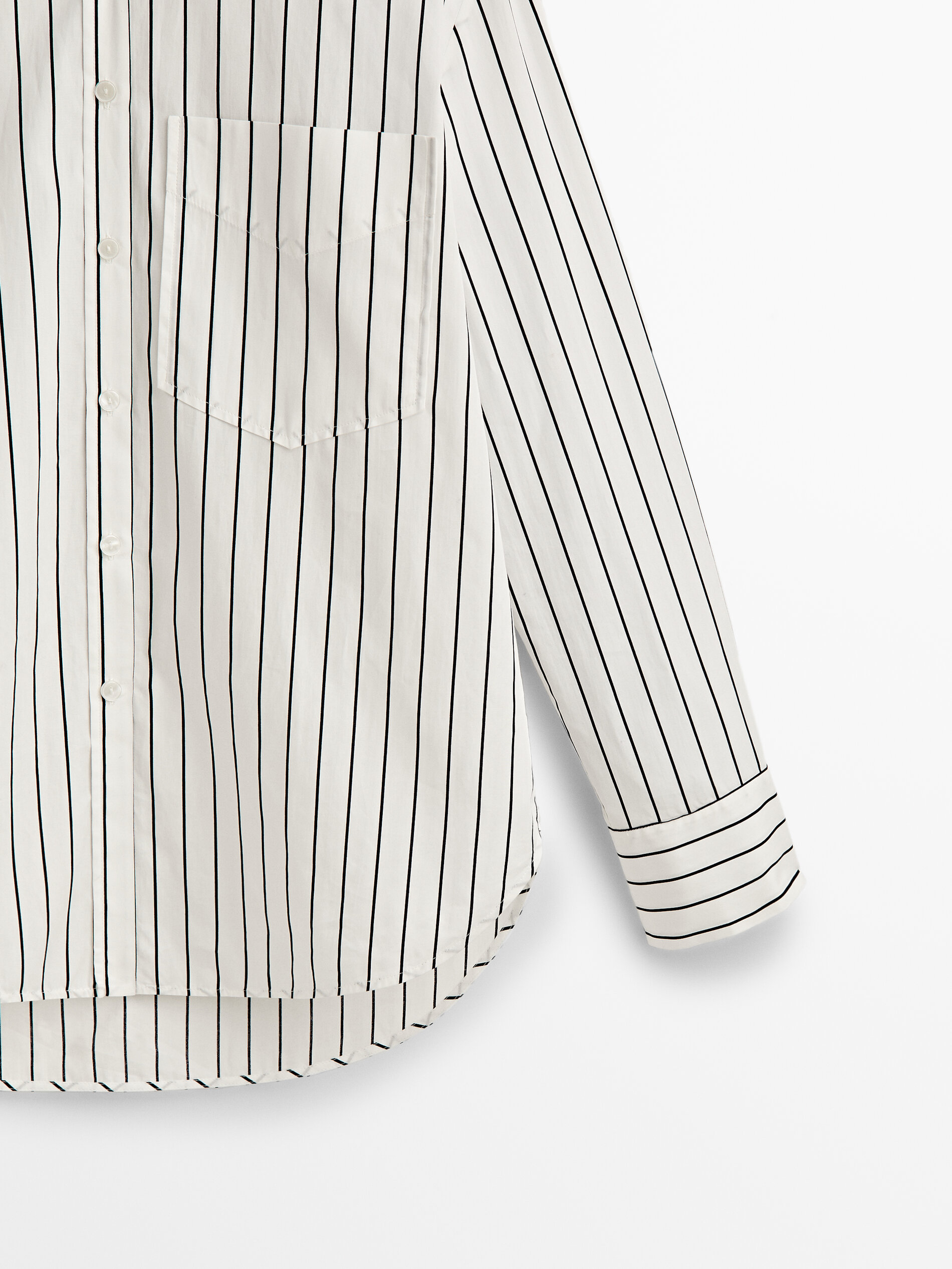 Camisa Rayas Algodón - BRANCA