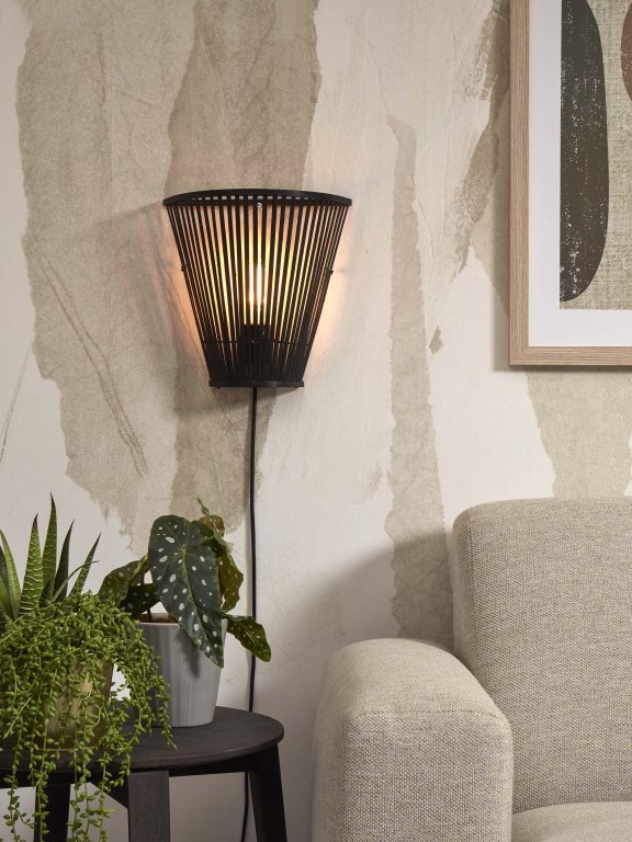 Good&Mojo Merapi wandlamp naturel