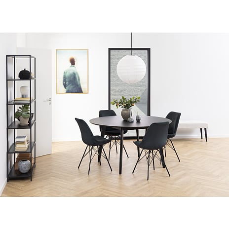Roxby rundt spisebord - sort