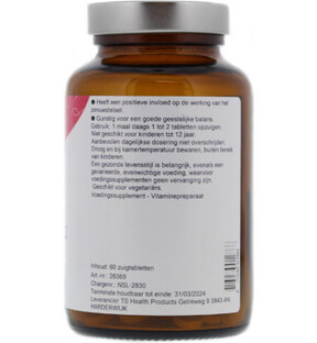 TS Choice Vitamine B12 Zuigtabletten 60TB