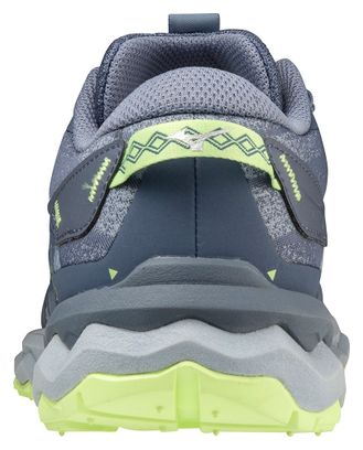 Chaussures Trail Mizuno Wave Daichi 7 Bleu/Vert Femme