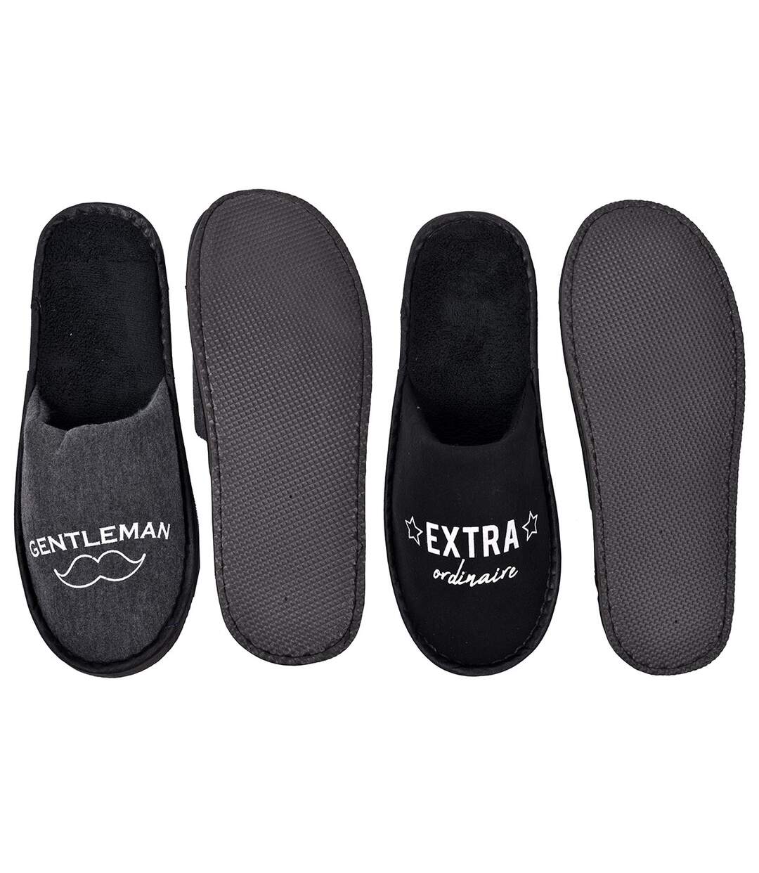 Pantoufles homme lot de 2