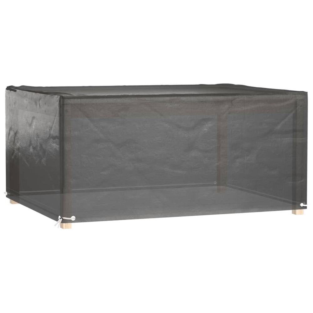 Housses salon de jardin2pcs 8œillets 180x135x80cm rectangulaire