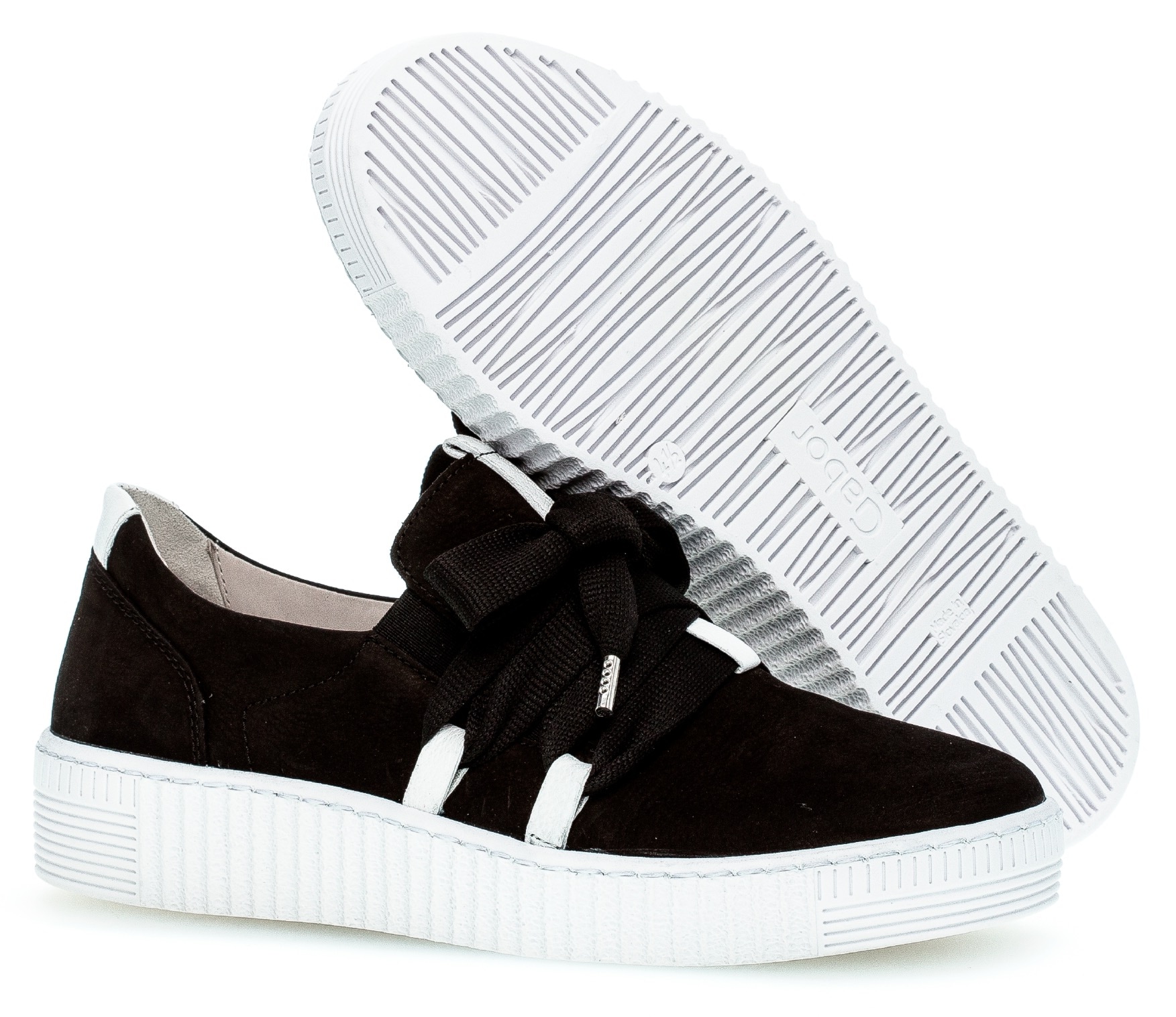 Gabor Plateausneaker  Slip-On Sneaker, Slipper, Schnürschuh mit aufgesetzter Zierschnürung