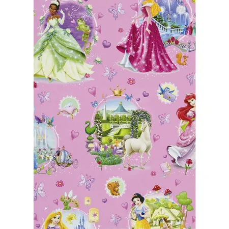 Roth Geschenkpapier Disney, 1 Rolle, 8-fach sortiert