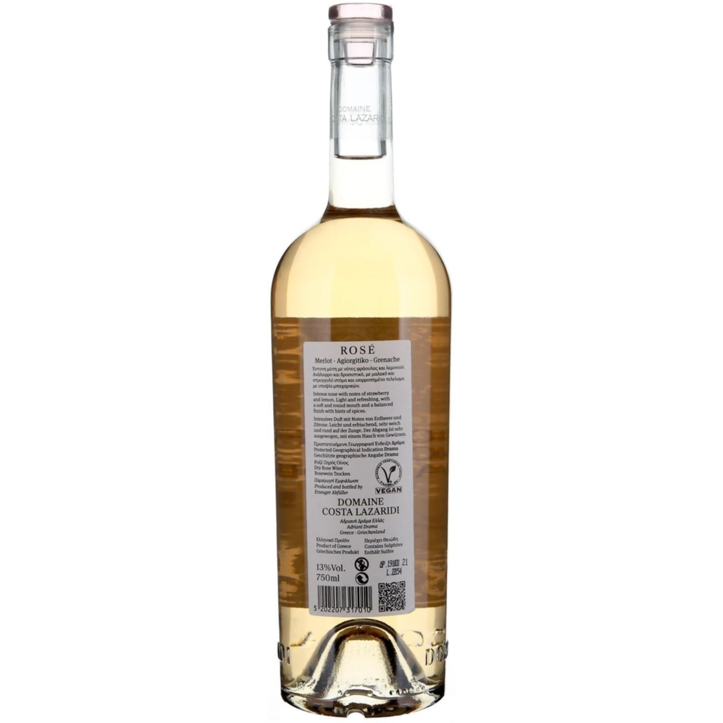 Drama PGI Domaine Costa Lazaridi Merlot Rosé -75cl