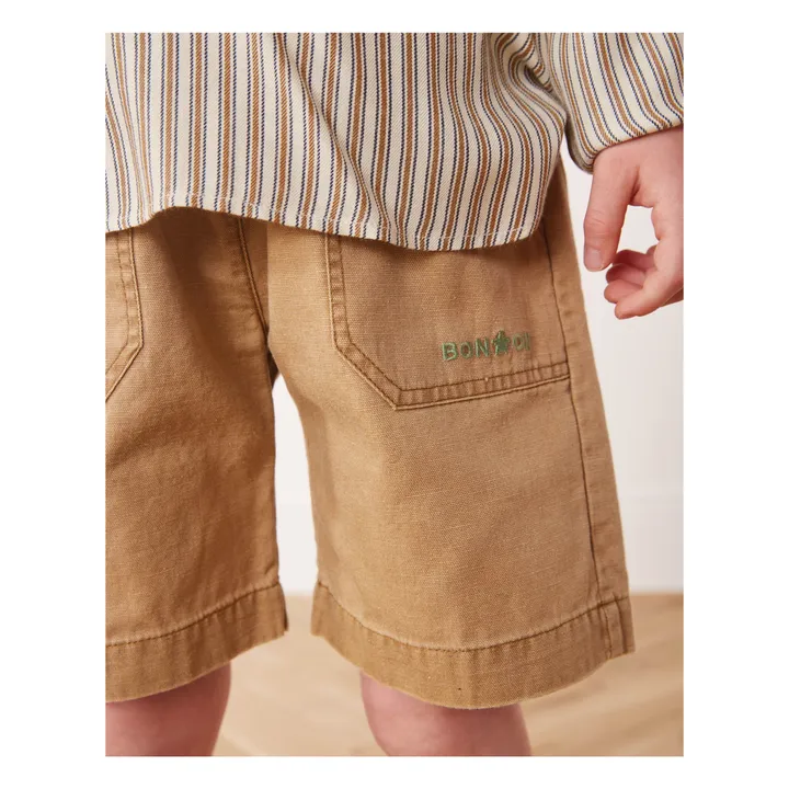 Bonton Kurta Rayée Edgar | Beige