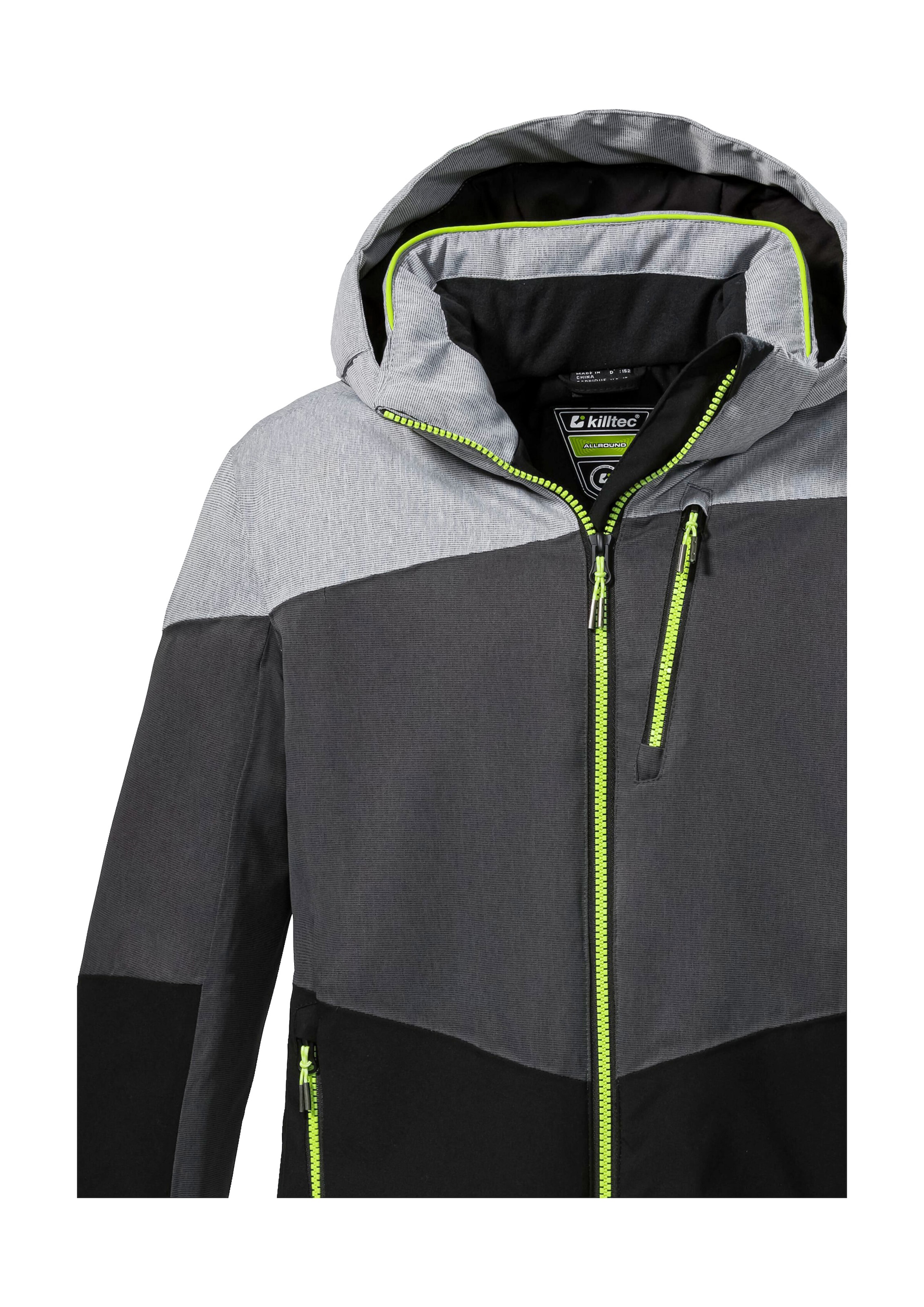 Killtec Skijacke »KSW 161 BYS SKI JCKT« Wasserdichte, atmungsaktive Skijacke mit abnehmbarer Kapuze