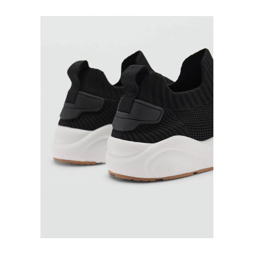 Mango Kids chunky slip-on sneakers zwart