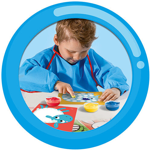 Ses creative vingerverf kleurplaten