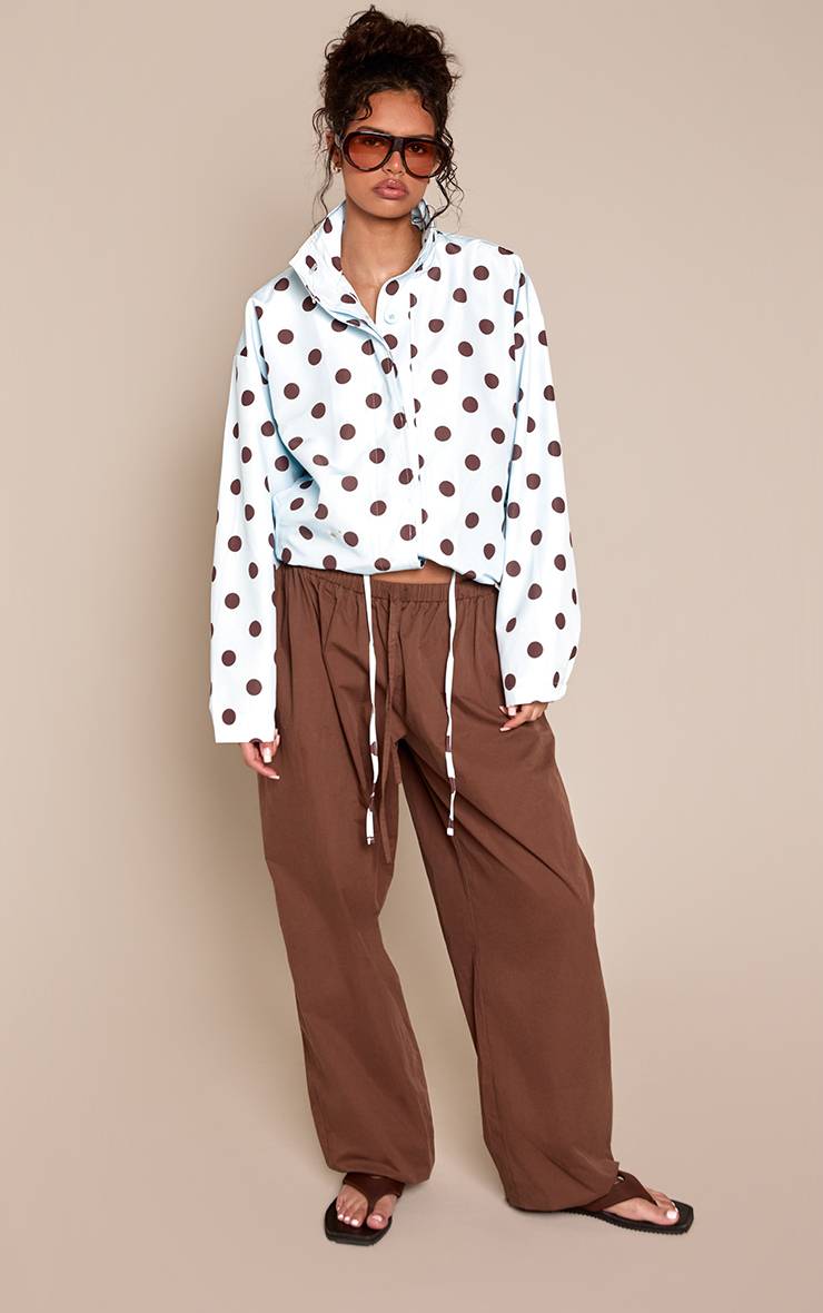 Bleu Layette Veste Boutonnée À Pois