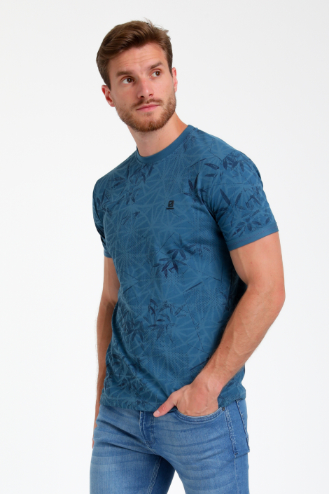 Gabbiano blauwe heren t-shirt