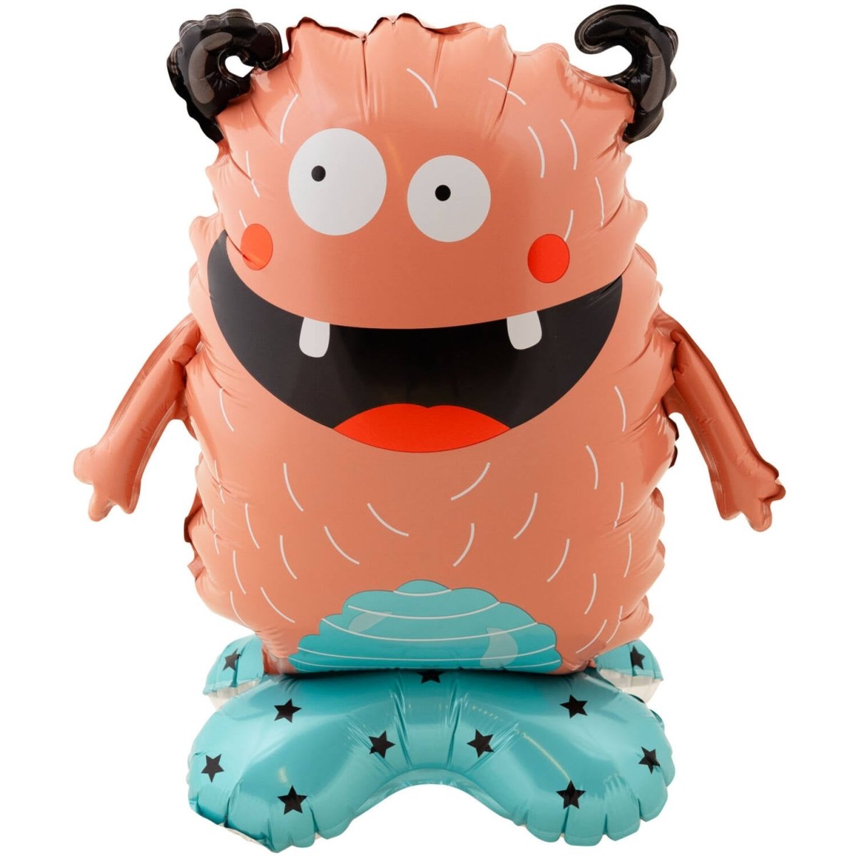 Monster Helium Ballon Met Standaard Leeg 40cm 4st