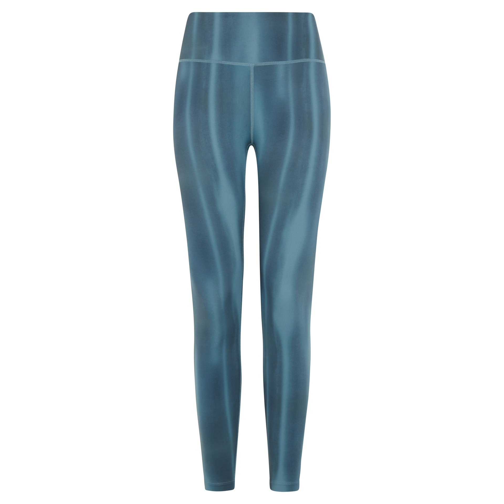 BLANCHE - Legging blanche au design imprimé unique | Bleu