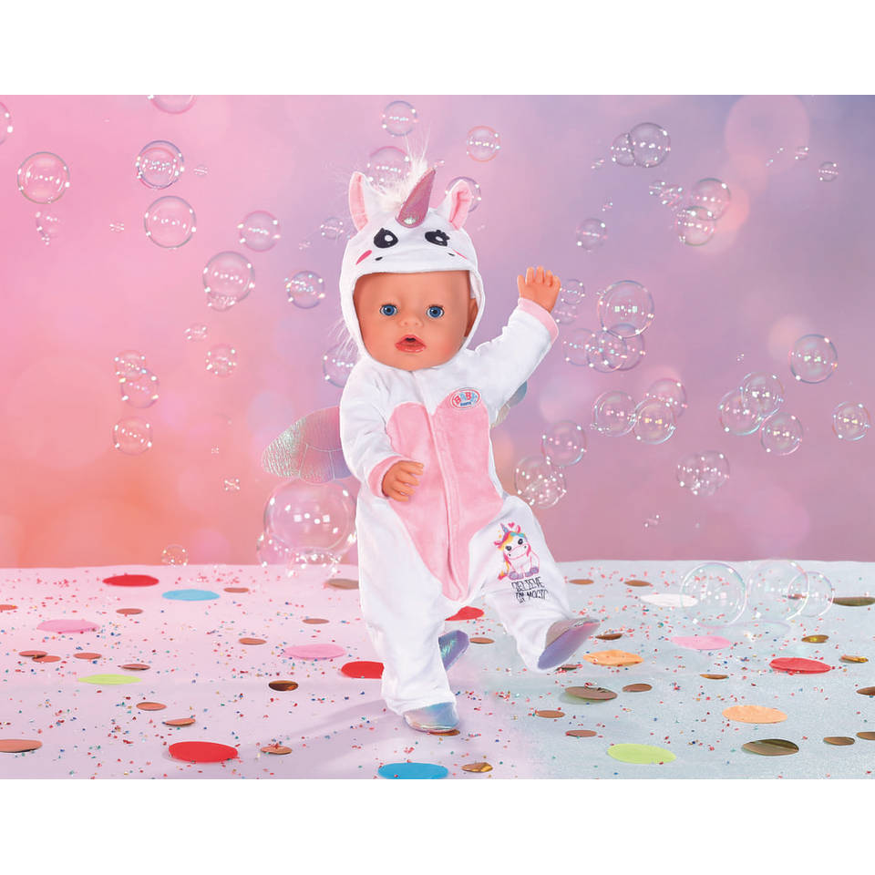 BABY born unicorn onesie poppenromper