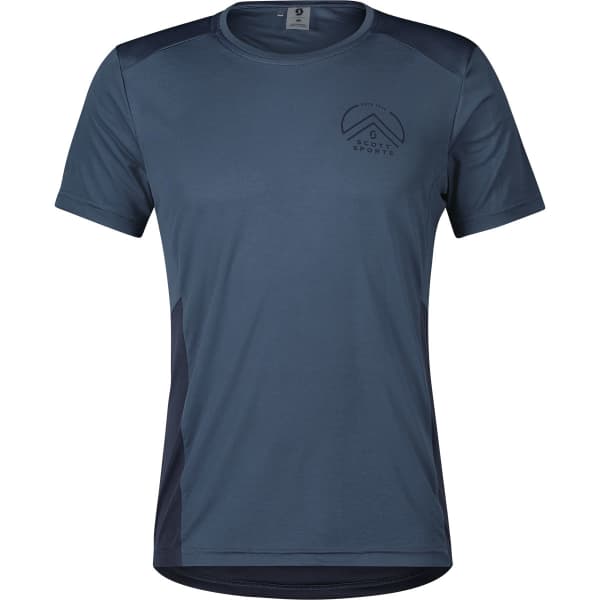 T-shirt trail SCOTT SHIRT M'S ENDURANCE TECH SS METAL BLUE/DARK BLUE