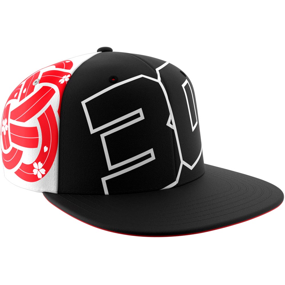 Ixon - Casquette Flat Takaaki Nakagami 24 Noir / Rouge / Blanc