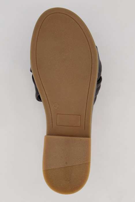 Leder-Sandalen, Flechtriemen, Komfortweite