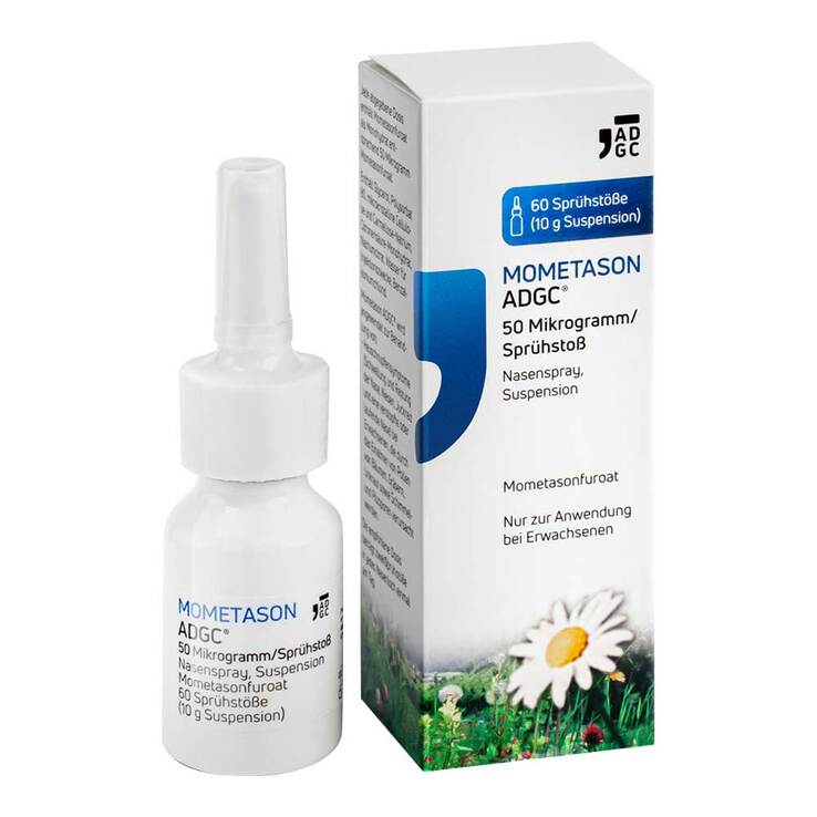 MOMETASON ADGC® 50 µg/Sprühstoß Nasenspray, 10 g