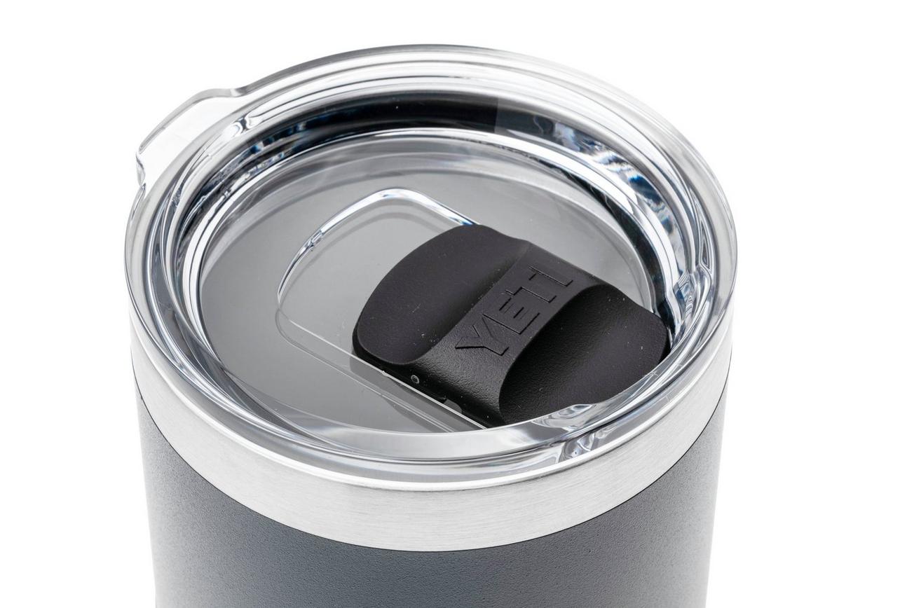 Yeti Rambler Stackable Lowball 10oz Mag Slider Lid, Navy Blue, stapelbare thermosbeker met deksel, 295 ml