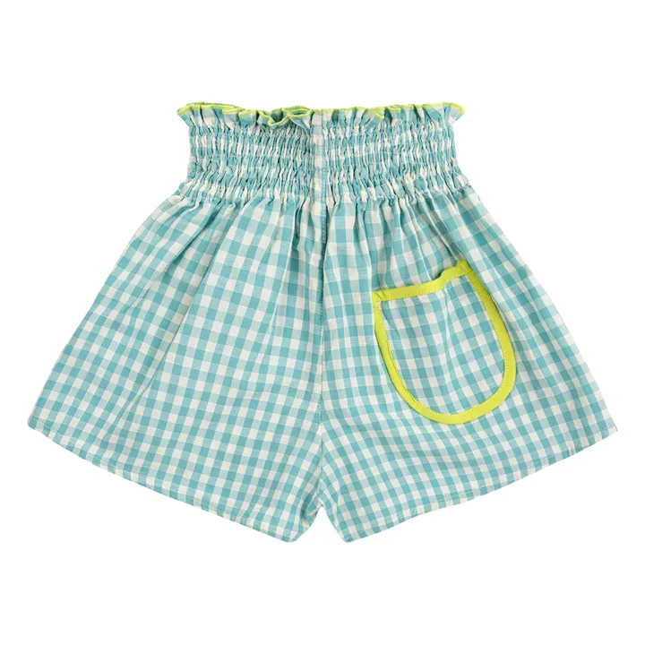 Bobo Choses Short Vichy | Bleu Clair