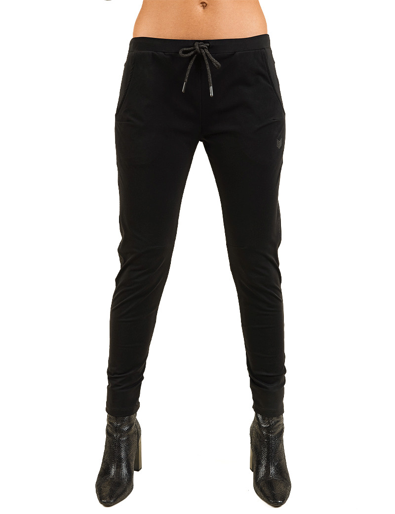HBT BASICS ESSENTIELS |PANTALON FEMME  UNI CRUZ NOIR/NOIR