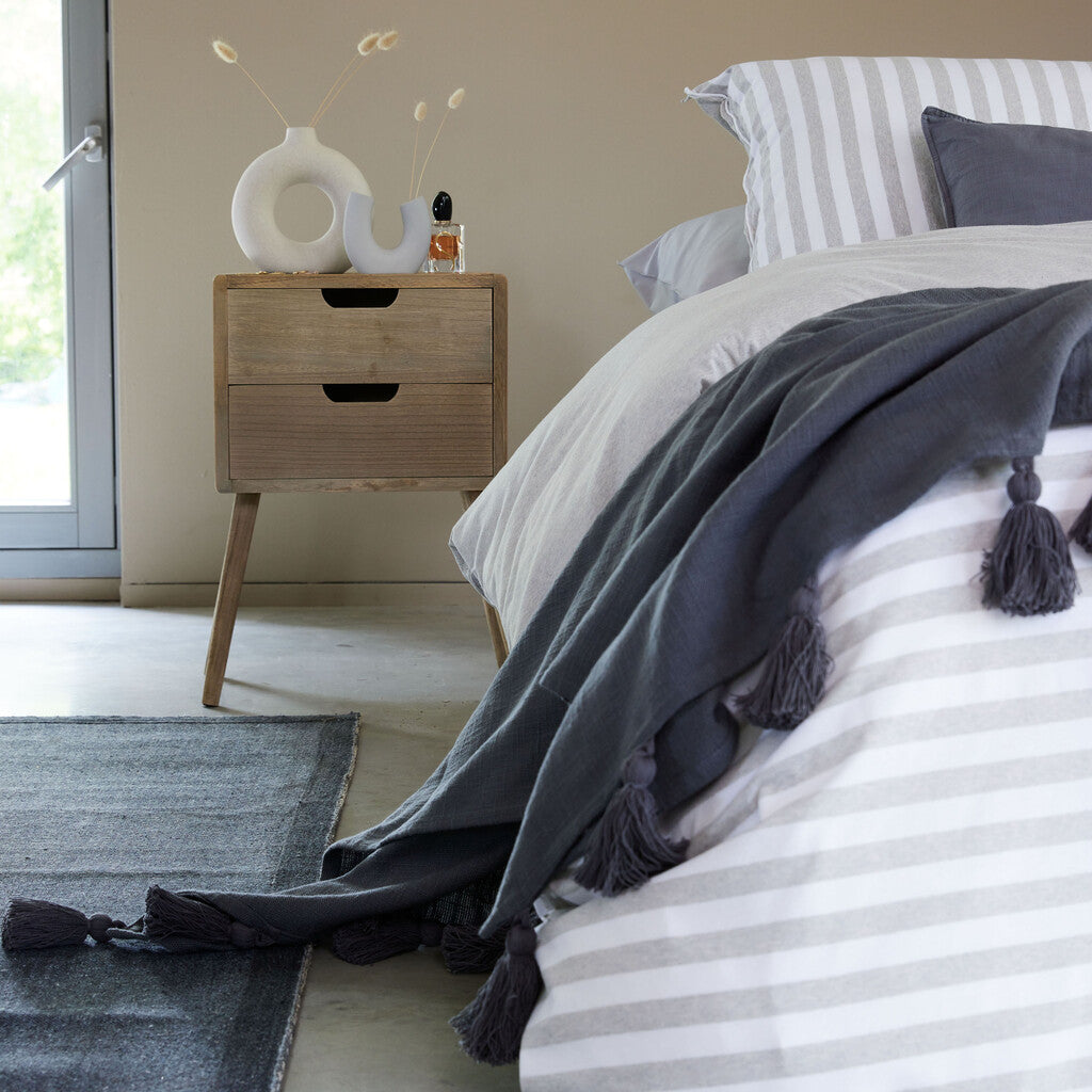 Walra - Dekbedovertrek Soft & Cozy - 200x220 - Grijs