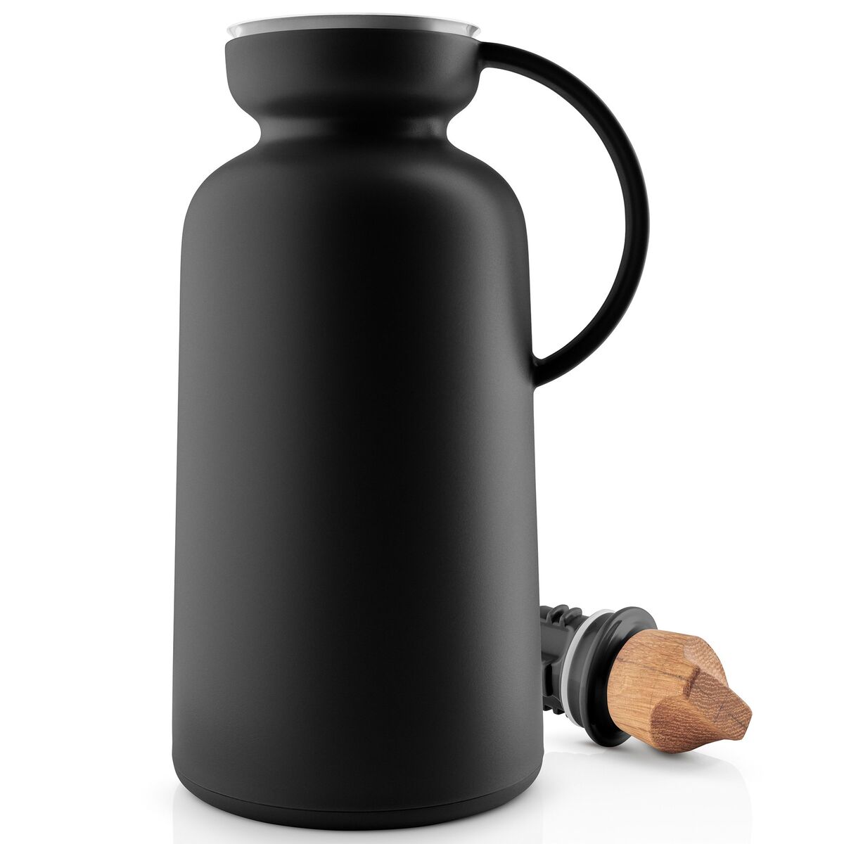 Silhouette termoskanne 1 liter, svart