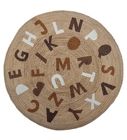Bloomingville Teppich - Ø: 130 cm - Dinne - Braun