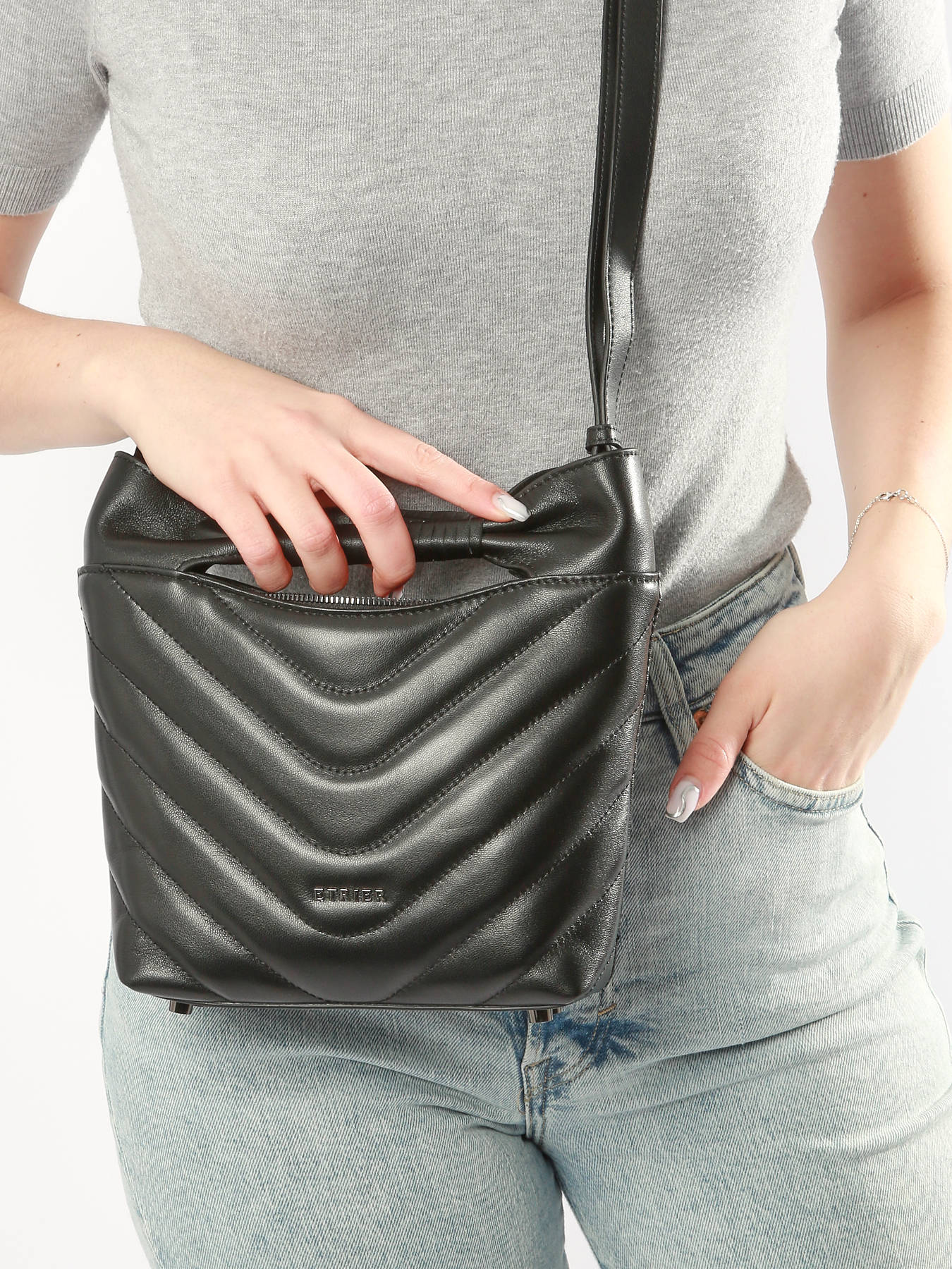 Sac bandoulire Rafale cuir ETRIER