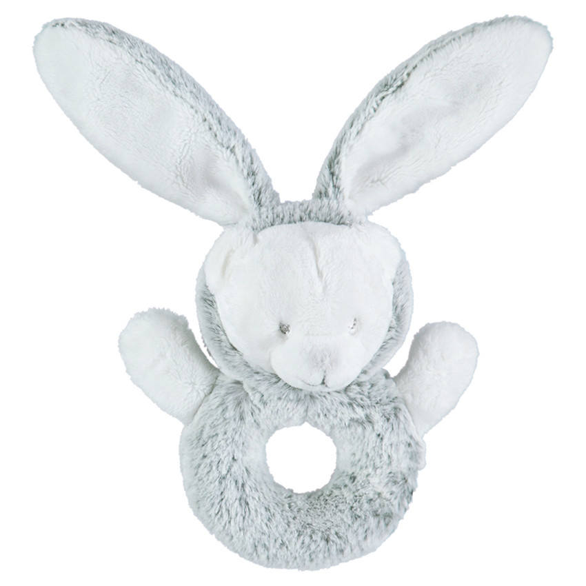 Hochet en sherpa forme lapin