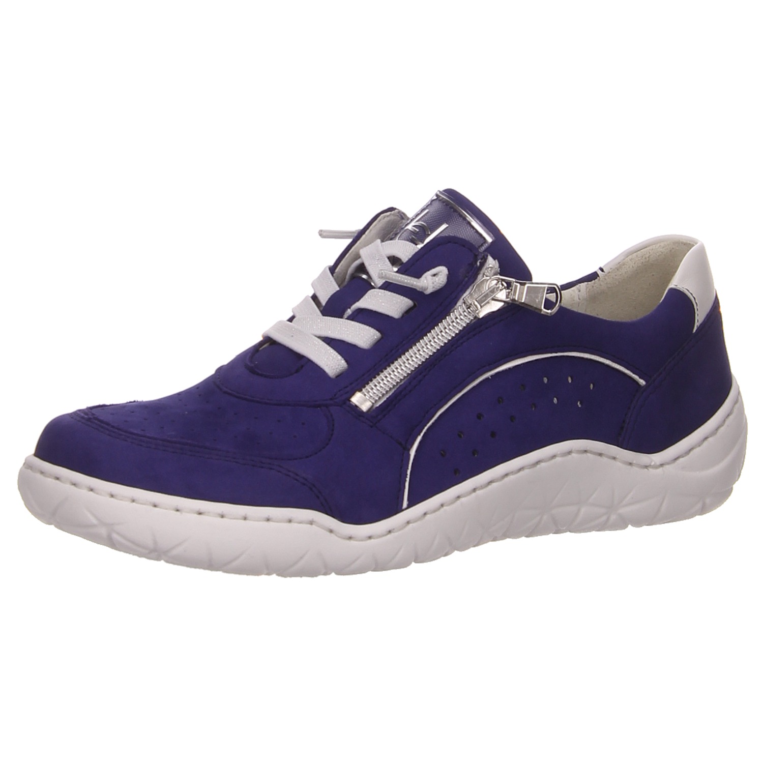 Waldläufer Schnürschuh blau blau