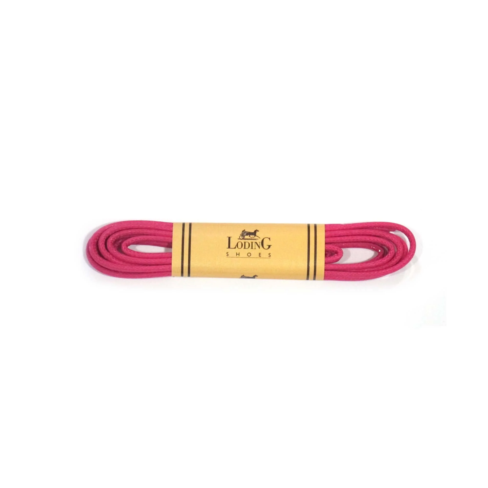 Lacets rose fushia ronds en coton ciré