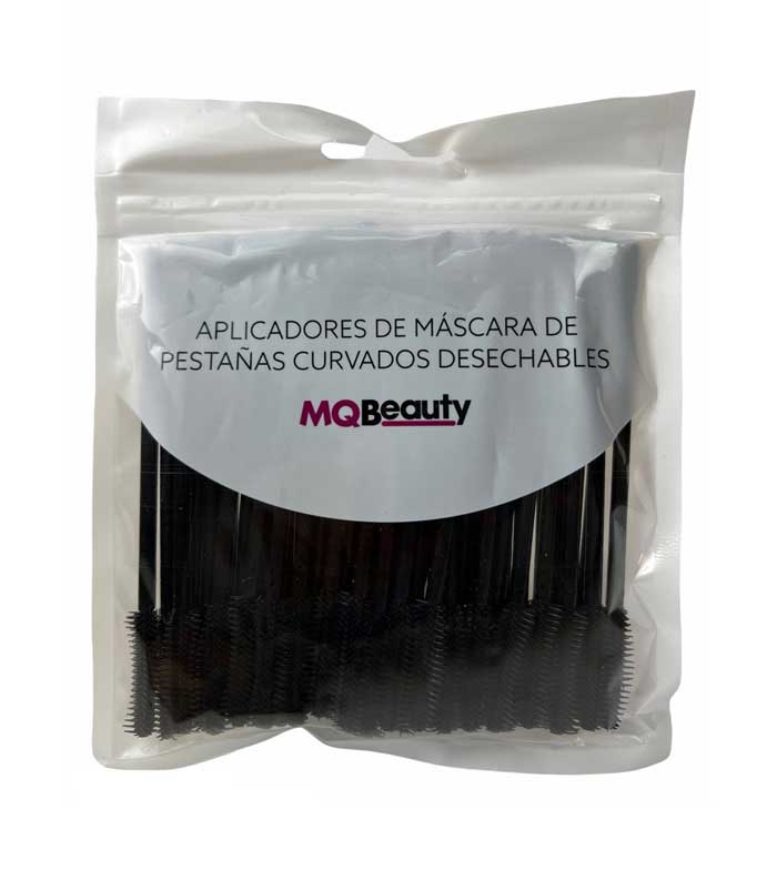 MQBeauty - Aplicadores de rímel curvos descartáveis - 50 unidades
