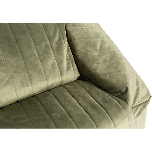 Nobodinoz zitzak chelsea velvet - olive green