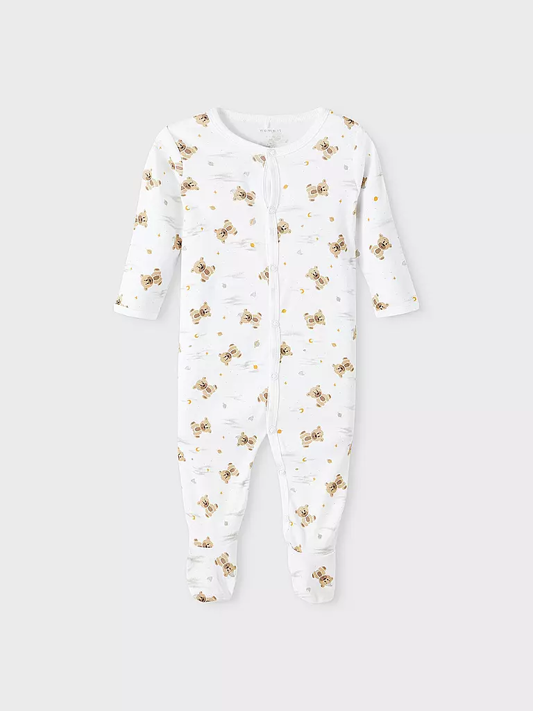 NAME IT Baby Schlafanzug NBNNIGHTSUIT 2er Pkg beige