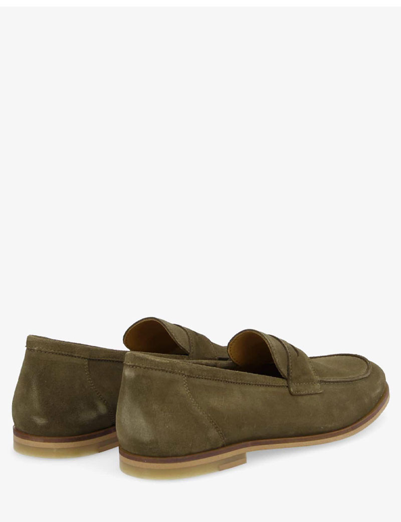 SCHMOOVE MOCASSINS SMART MOC SUÈDE KAKI